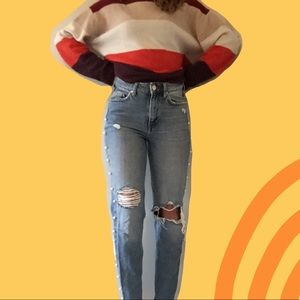H&M Pearl Mom Jeans Divided